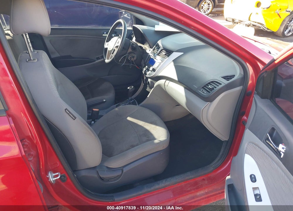 2014 HYUNDAI ACCENT GLS VIN: KMHCU4AE7EU741180