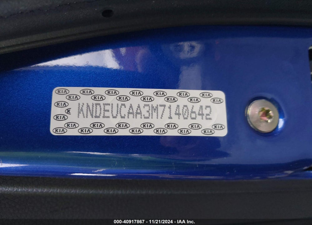 2021 KIA SELTOS S VIN: KNDEUCAA3M7140642