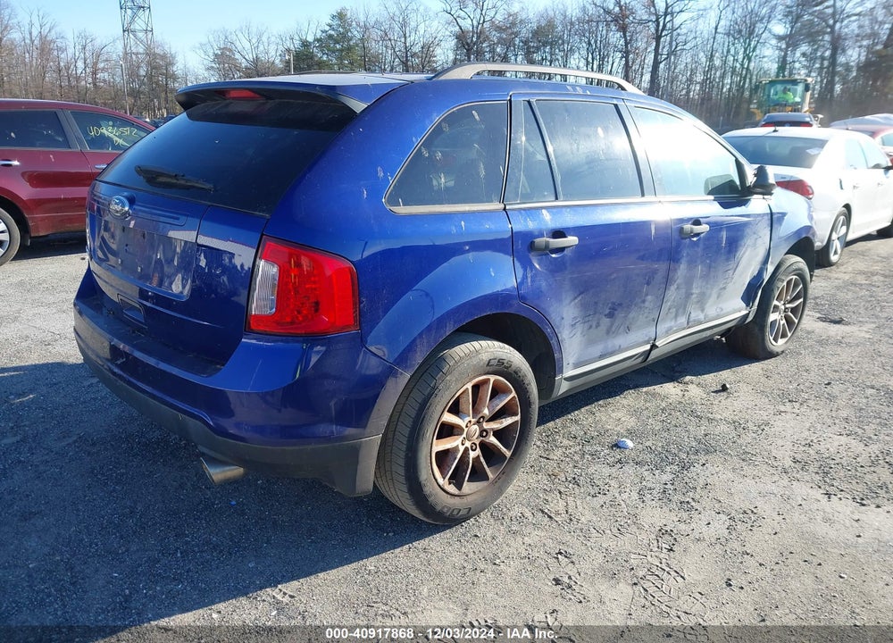 2013 FORD EDGE SE VIN: 2FMDK3GC4DBE02505