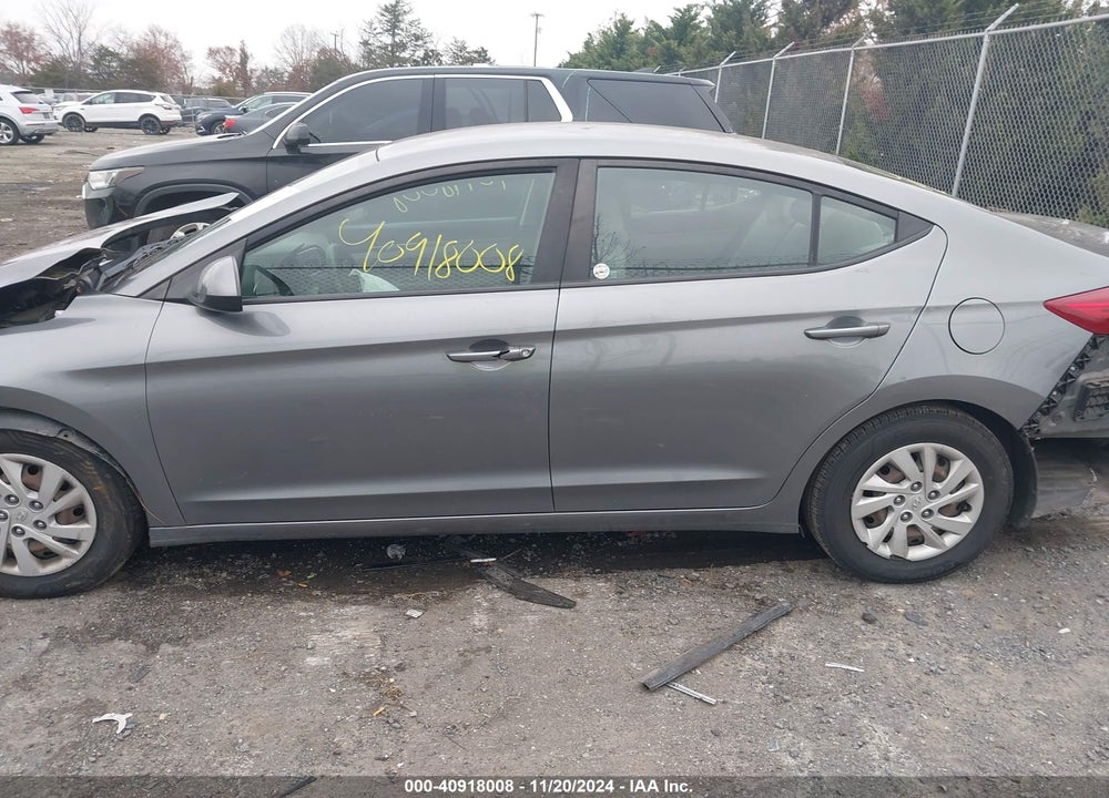2018 HYUNDAI ELANTRA VIN: 5NPD74LF9JH255576
