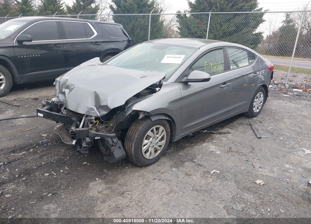 2018 HYUNDAI ELANTRA VIN: 5NPD74LF9JH255576