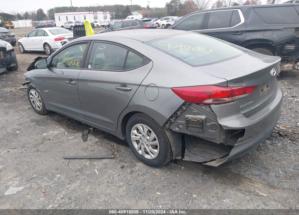 2018 HYUNDAI ELANTRA VIN: 5NPD74LF9JH255576