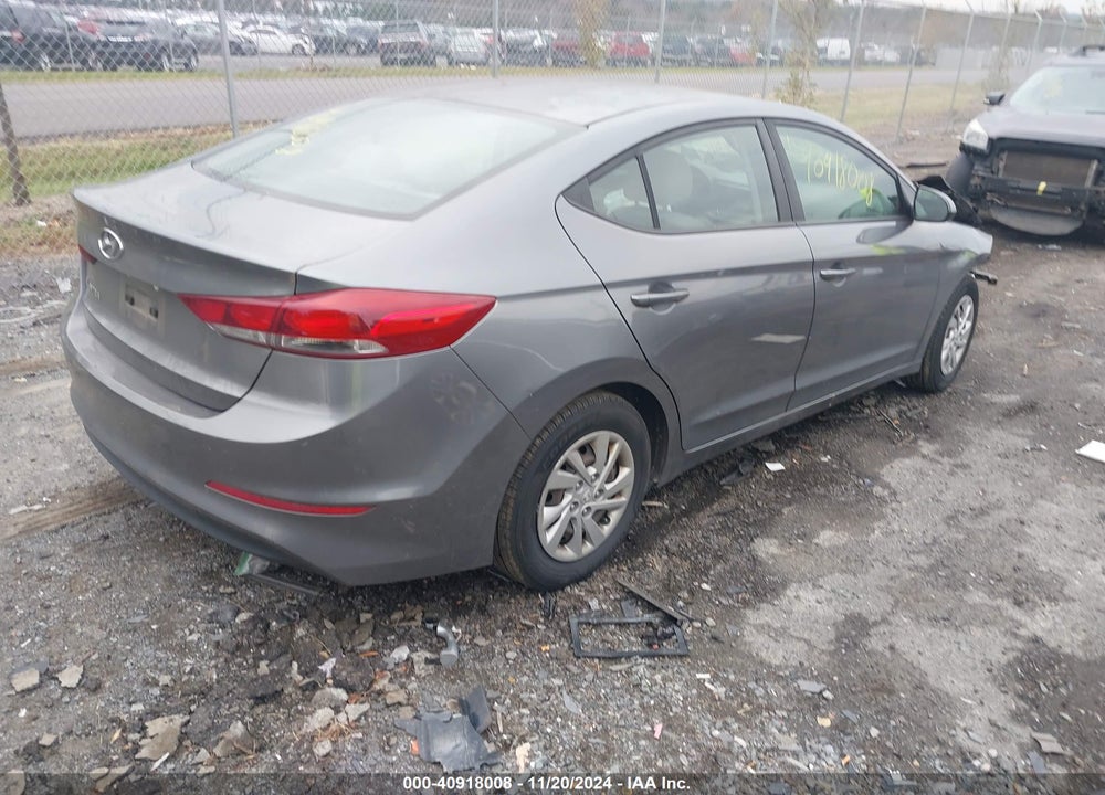2018 HYUNDAI ELANTRA VIN: 5NPD74LF9JH255576