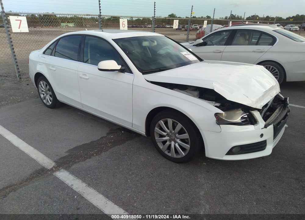 2011 AUDI A4 2.0T PREMIUM VIN: WAUEFAFL7BN034225