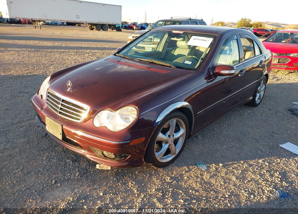 2006 MERCEDES-BENZ C 230 SPORT VIN: WDBRF52H06A855739