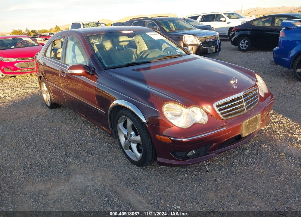2006 MERCEDES-BENZ C 230 SPORT VIN: WDBRF52H06A855739