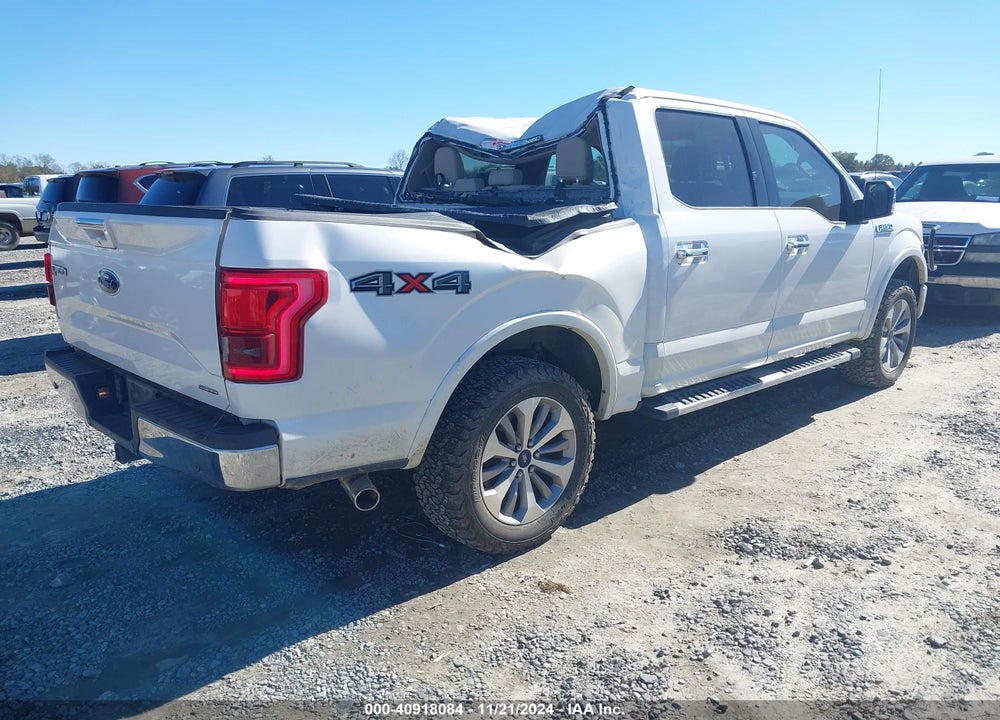 2015 FORD F-150 LARIAT VIN: 1FTEW1EF5FFC84562