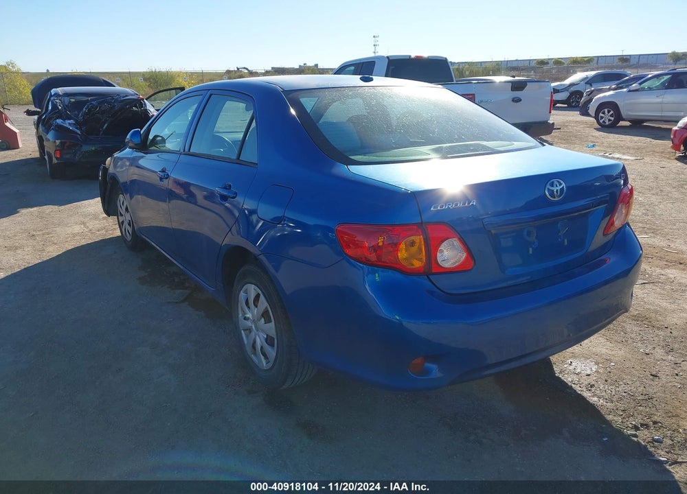 2009 TOYOTA COROLLA LE VIN: 2T1BU40E59C009375