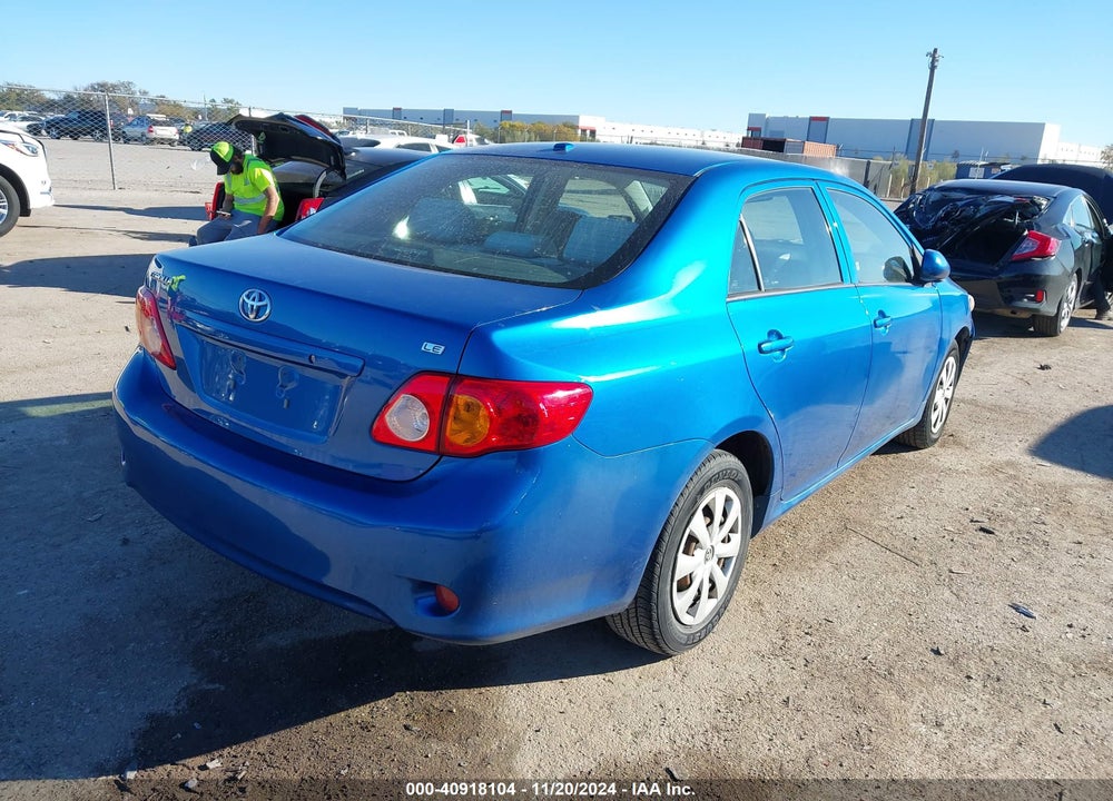 2009 TOYOTA COROLLA LE VIN: 2T1BU40E59C009375