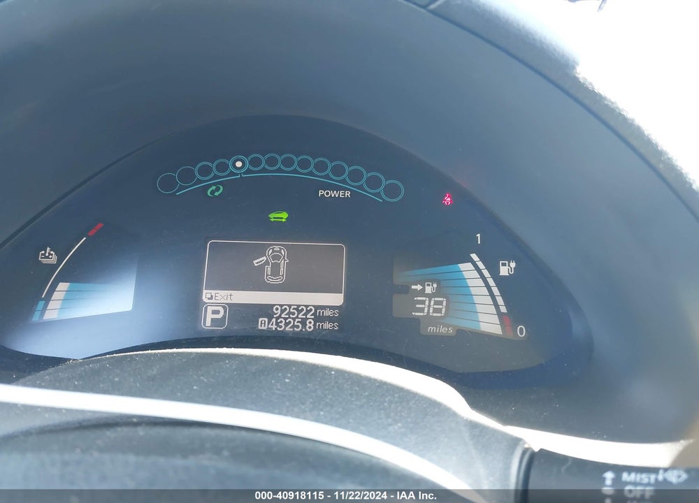 2015 NISSAN LEAF S/SL/SV VIN: 1N4AZ0CPXFC329093