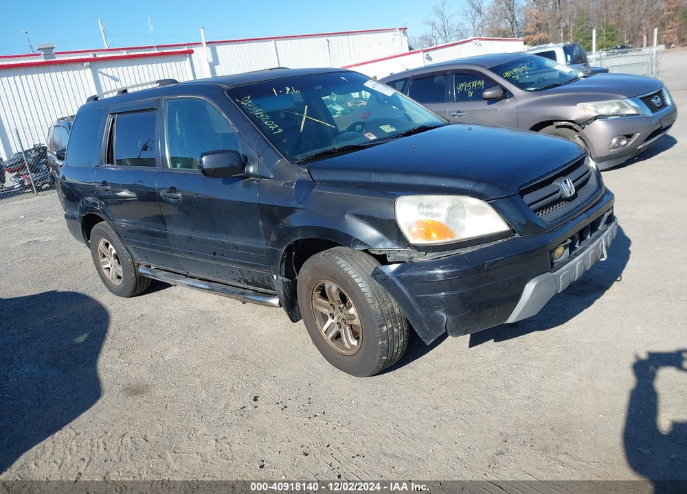 2004 HONDA PILOT EX-L VIN: 2HKYF18604H613485