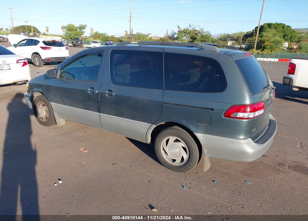 2001 TOYOTA SIENNA LE VIN: 4T3ZF13CX1U394119