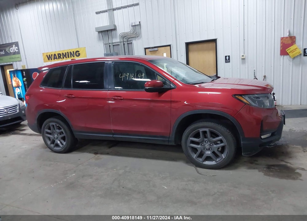2022 HONDA PASSPORT AWD EX-L VIN: 5FNYF8H55NB029437
