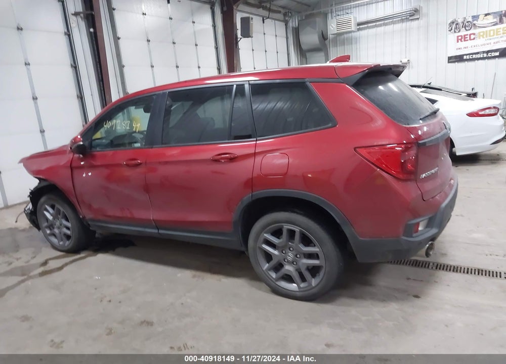 2022 HONDA PASSPORT AWD EX-L VIN: 5FNYF8H55NB029437