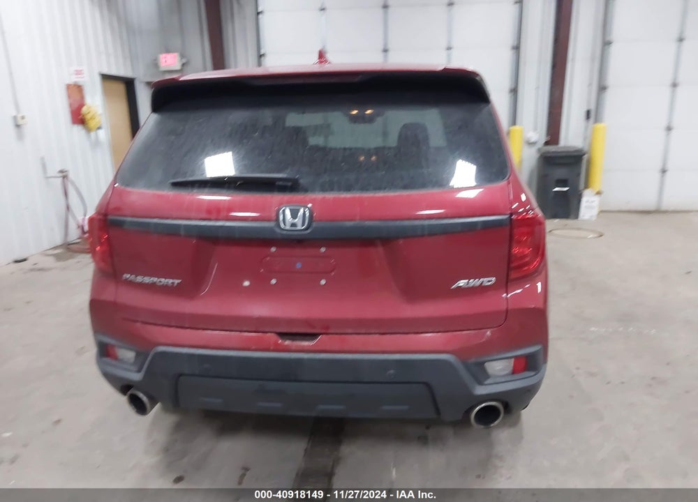 2022 HONDA PASSPORT AWD EX-L VIN: 5FNYF8H55NB029437