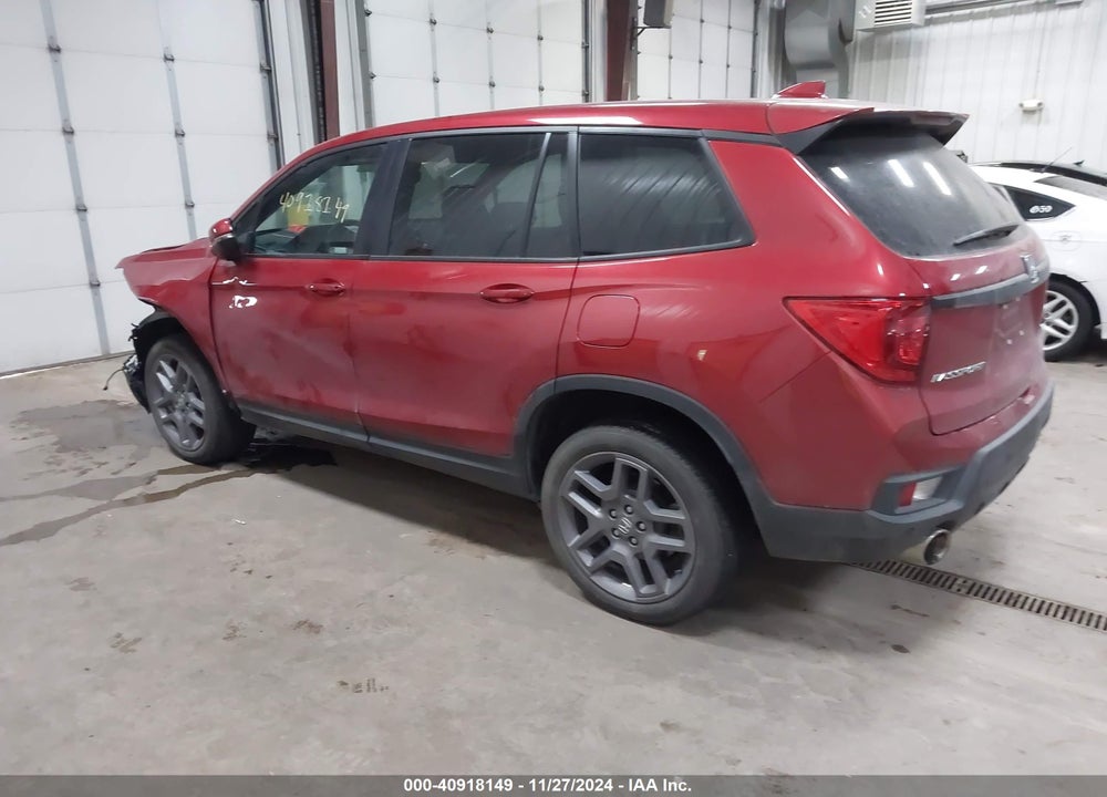 2022 HONDA PASSPORT AWD EX-L VIN: 5FNYF8H55NB029437