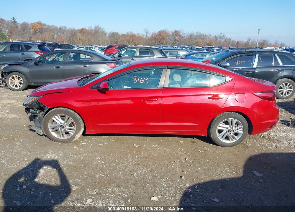 2019 HYUNDAI ELANTRA SEL VIN: KMHD84LF7KU769250