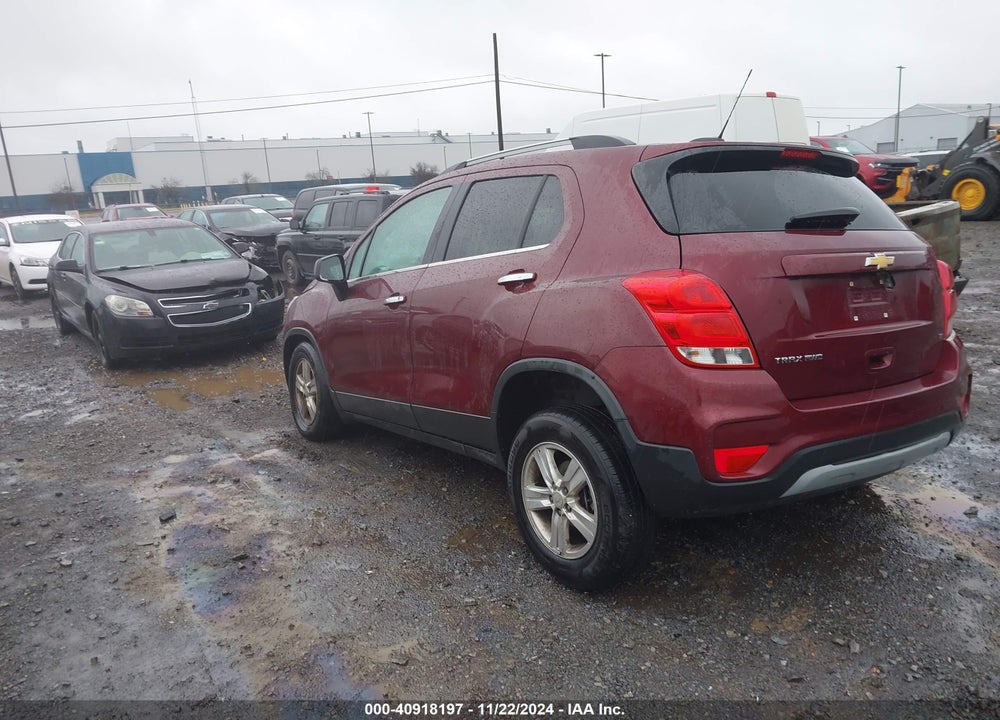 2017 CHEVROLET TRAX LT VIN: 3GNCJPSBXHL276371