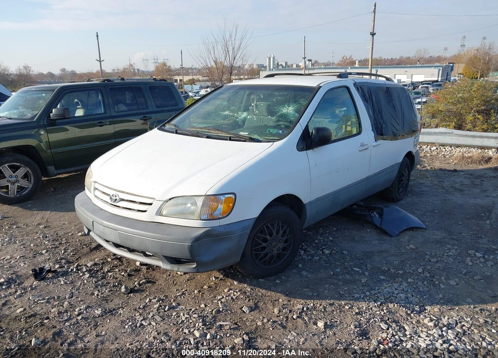 2003 TOYOTA SIENNA LE VIN: 4T3ZF13C03U554205