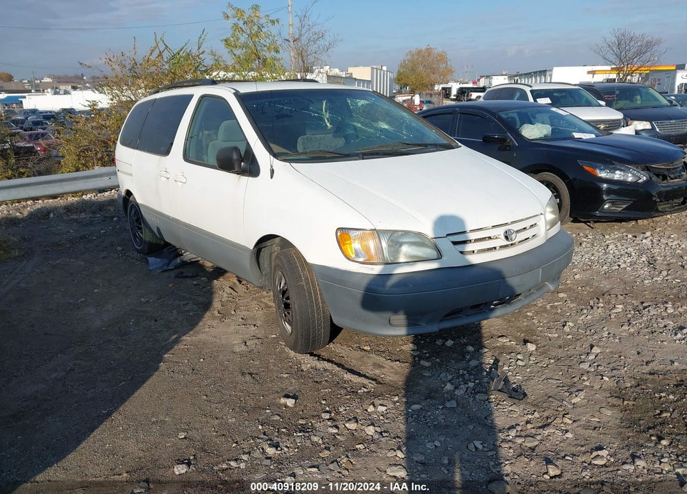 2003 TOYOTA SIENNA LE VIN: 4T3ZF13C03U554205