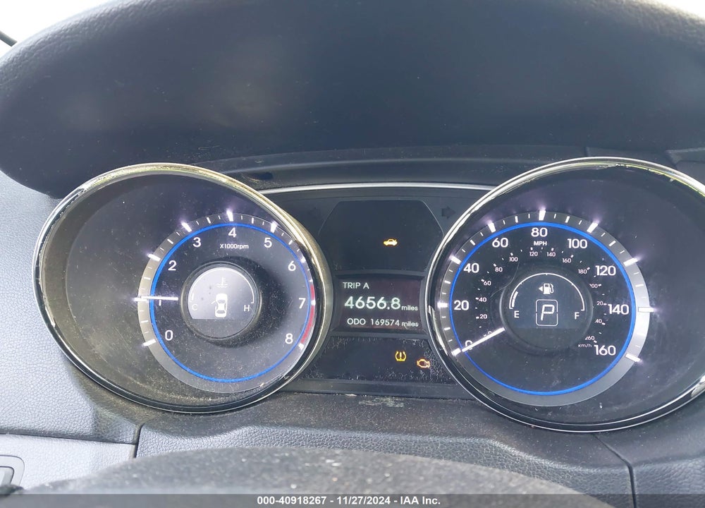 2013 HYUNDAI SONATA GLS VIN: 5NPEB4AC7DH595597