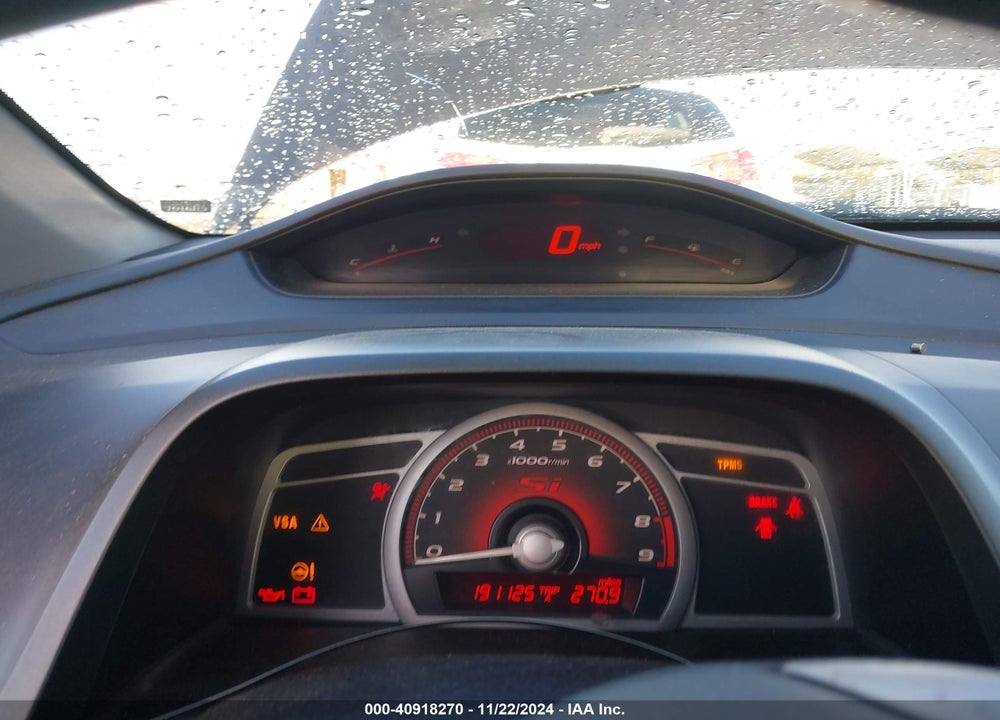 2009 HONDA CIVIC SI VIN: 2HGFG215X9H700534