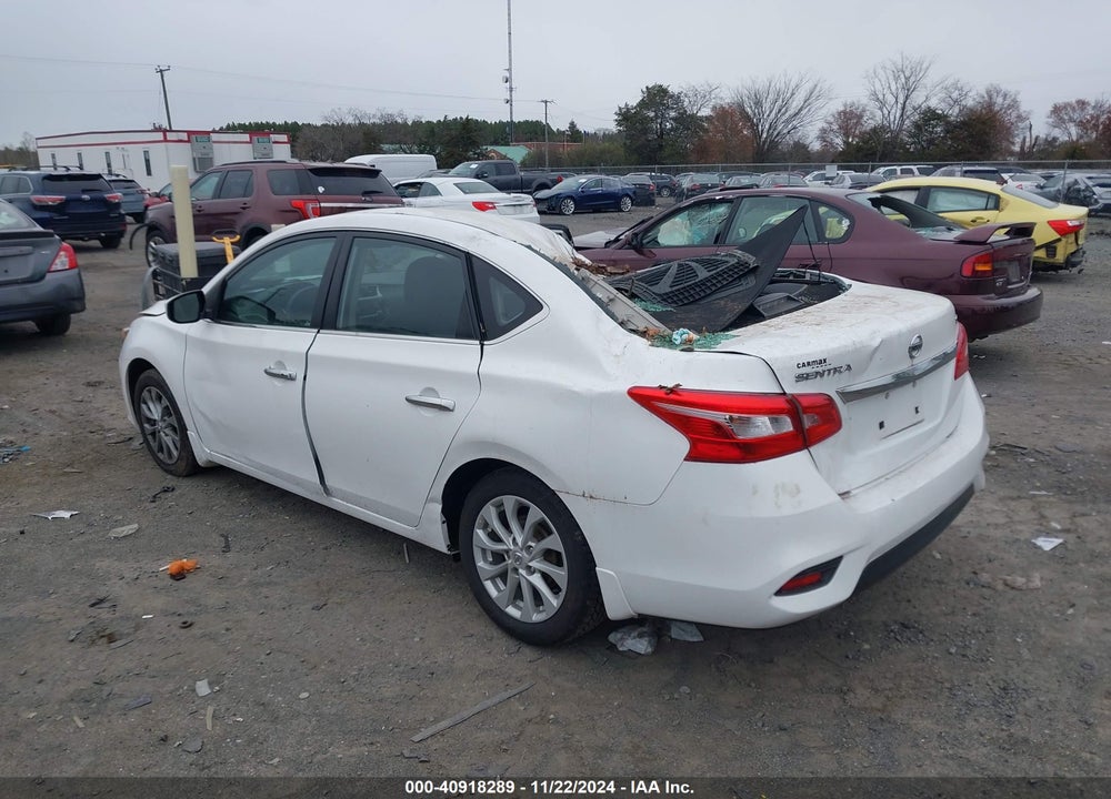 2018 NISSAN SENTRA SV VIN: 3N1AB7AP5JY299904