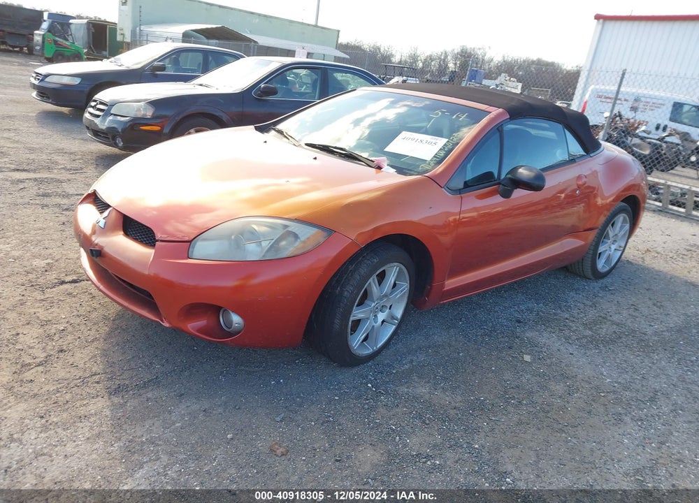 2007 MITSUBISHI ECLIPSE SPYDER GT VIN: 4A3AL35T27E010281