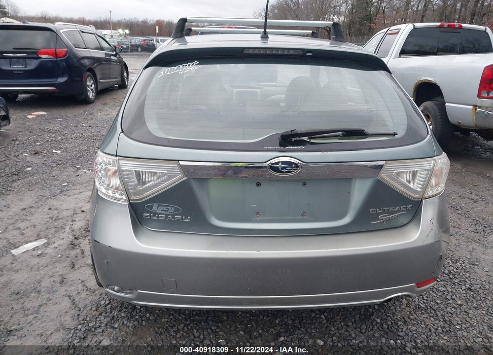 2009 SUBARU IMPREZA OUTBACK SPORT VIN: JF1GH63609H802529