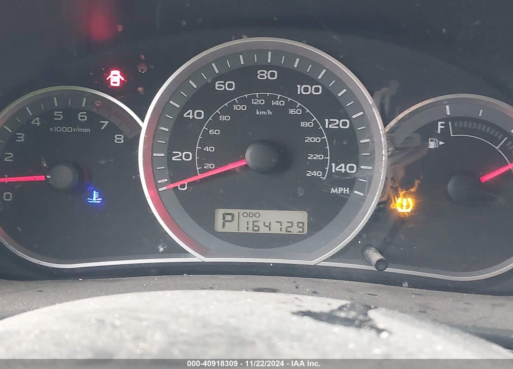 2009 SUBARU IMPREZA OUTBACK SPORT VIN: JF1GH63609H802529