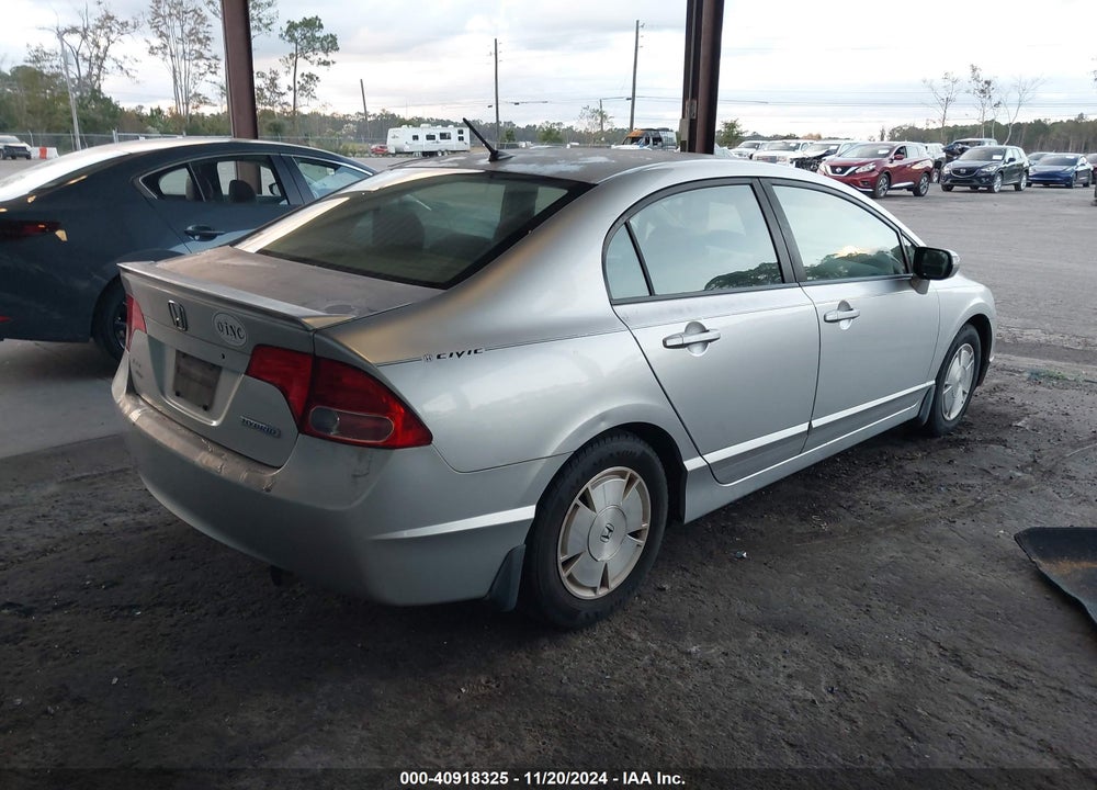 2007 HONDA CIVIC HYBRID VIN: JHMFA36217S025326