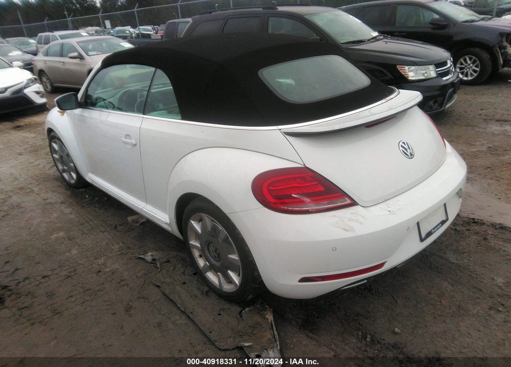 2019 VOLKSWAGEN BEETLE VIN: 3VW5DAAT9KM508778