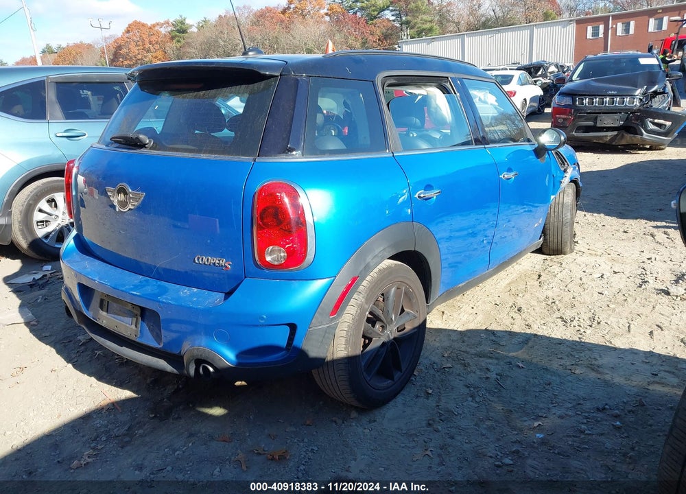 2012 MINI COOPER S COUNTRYMAN VIN: WMWZC5C54CWL62351