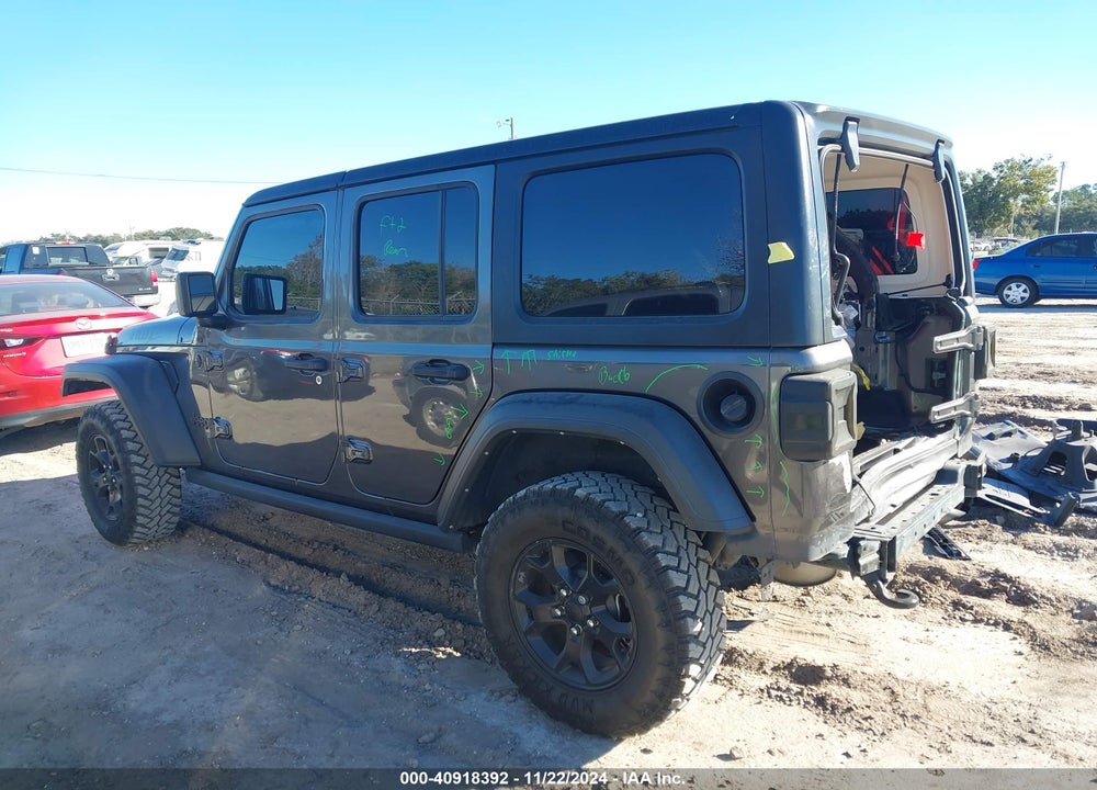 2021 JEEP WRANGLER UNLIMITED WILLYS 4X4 VIN: 1C4HJXDN4MW681135