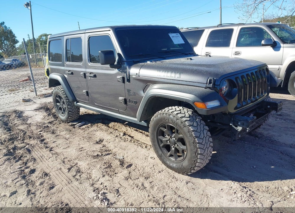 2021 JEEP WRANGLER UNLIMITED WILLYS 4X4 VIN: 1C4HJXDN4MW681135