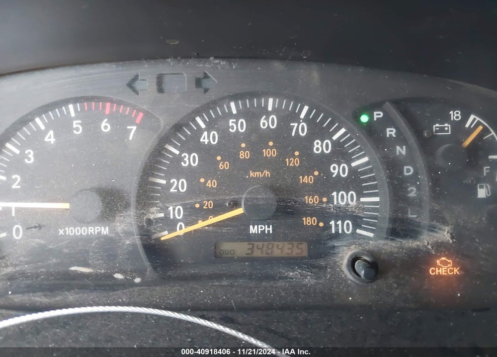 2002 TOYOTA TUNDRA SR5 V8 VIN: 5TBRT34192S275894