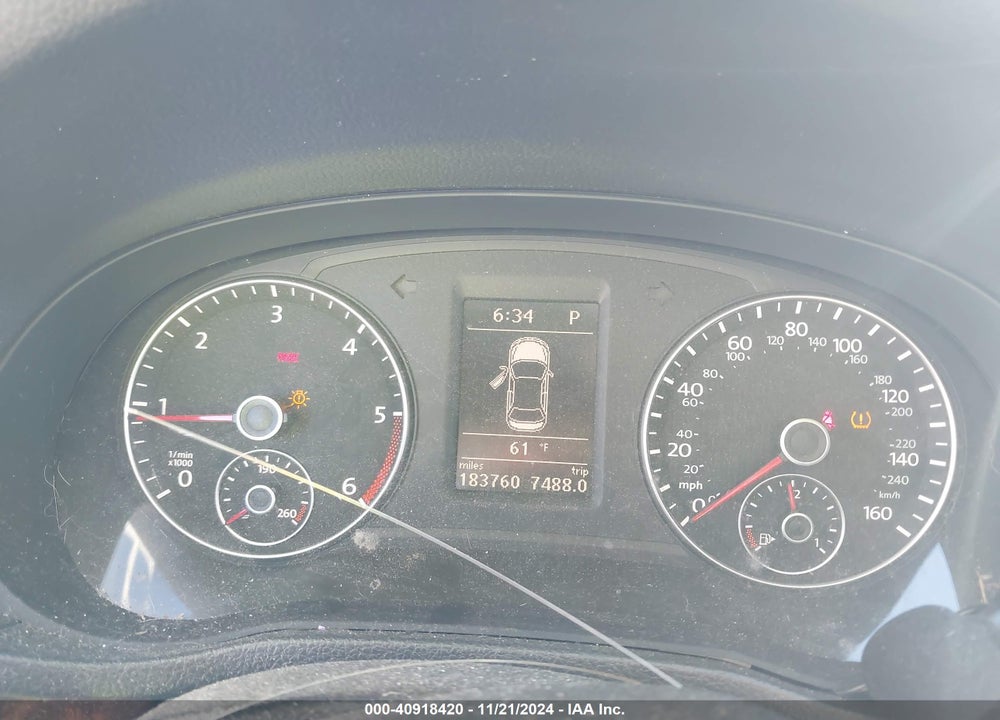 2012 VOLKSWAGEN PASSAT 2.0L TDI SEL PREMIUM VIN: 1VWCN7A33CC090728