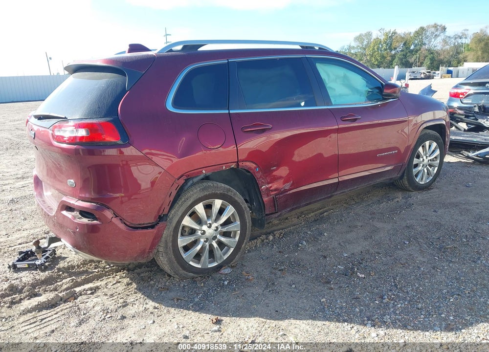 2018 JEEP CHEROKEE OVERLAND 4X4 VIN: 1C4PJMJX9JD613498