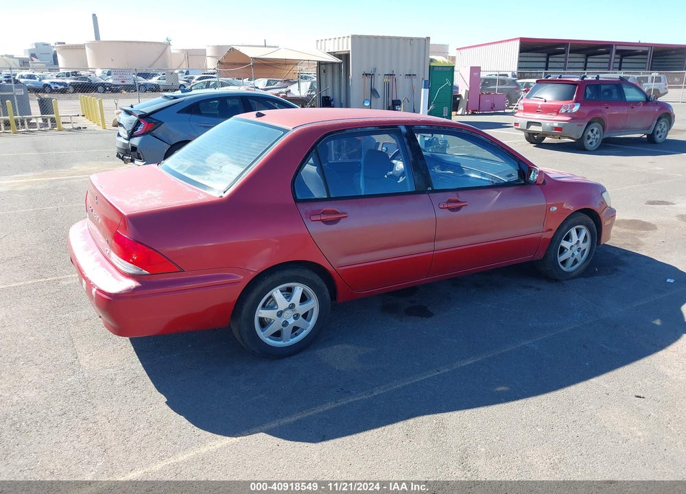2002 MITSUBISHI LANCER LS VIN: JA3AJ36E62U079626