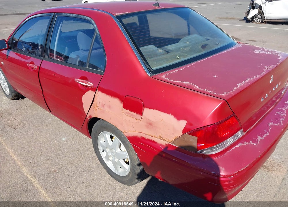 2002 MITSUBISHI LANCER LS VIN: JA3AJ36E62U079626