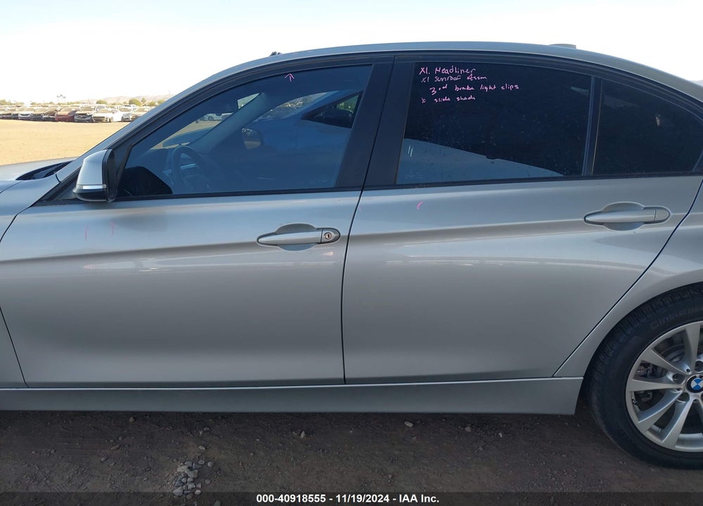 2018 BMW 320I VIN: WBA8A3C50JA357597