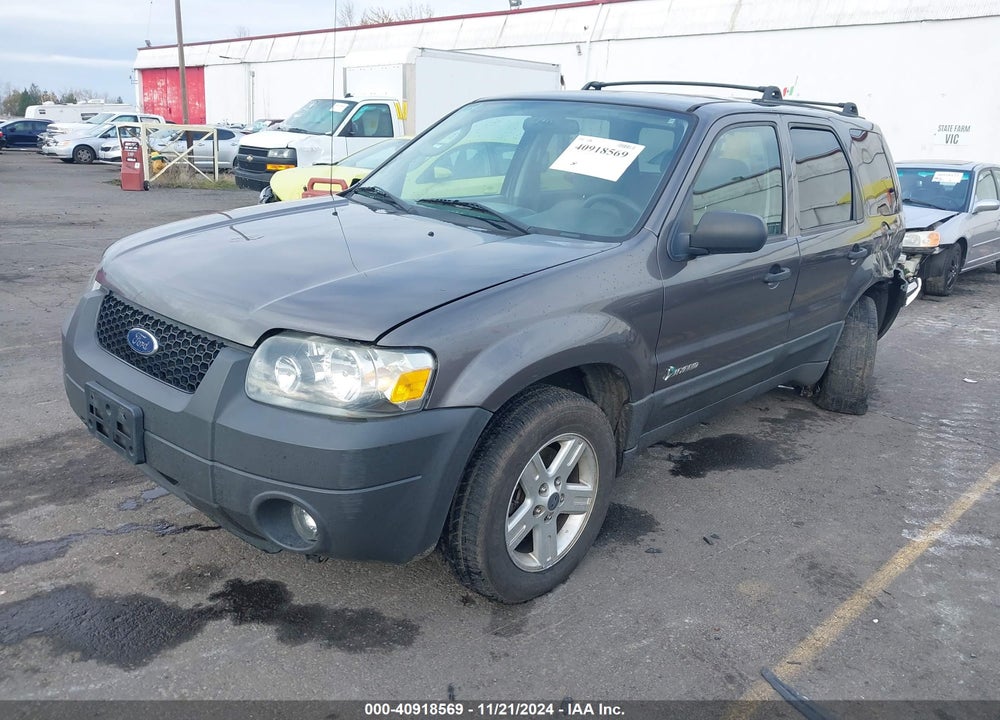 2006 FORD ESCAPE HYBRID VIN: 1FMYU96H36KA35732