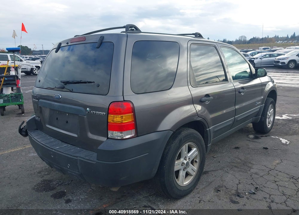 2006 FORD ESCAPE HYBRID VIN: 1FMYU96H36KA35732