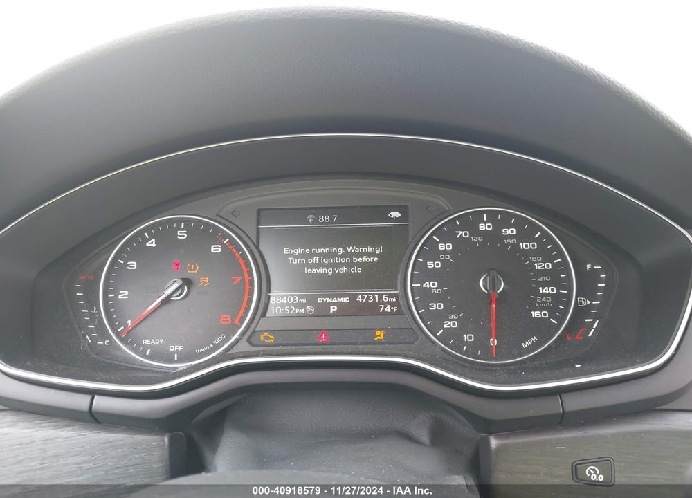 2017 AUDI A4 2.0T ULTRA PREMIUM VIN: WAUGMAF49HN044996