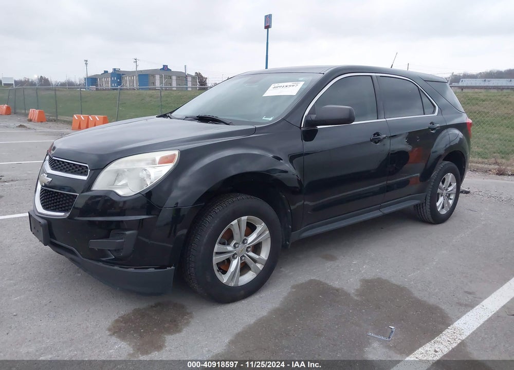 2012 CHEVROLET EQUINOX LS VIN: 2GNALBEK5C6147936