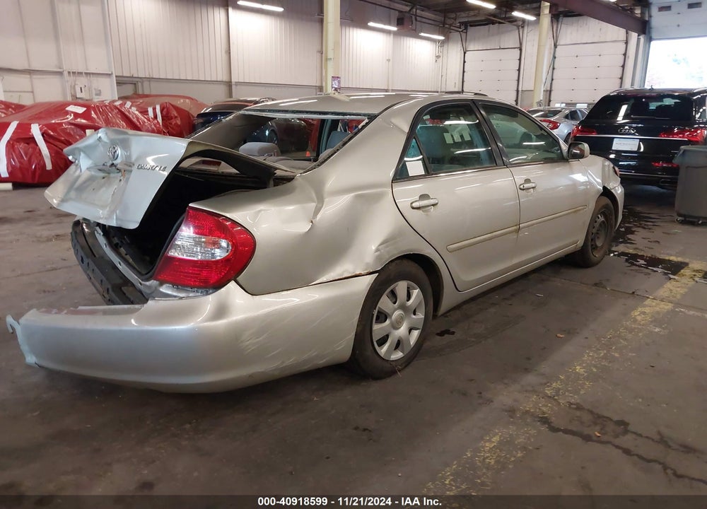2004 TOYOTA CAMRY LE VIN: 4T1BE32K84U933522