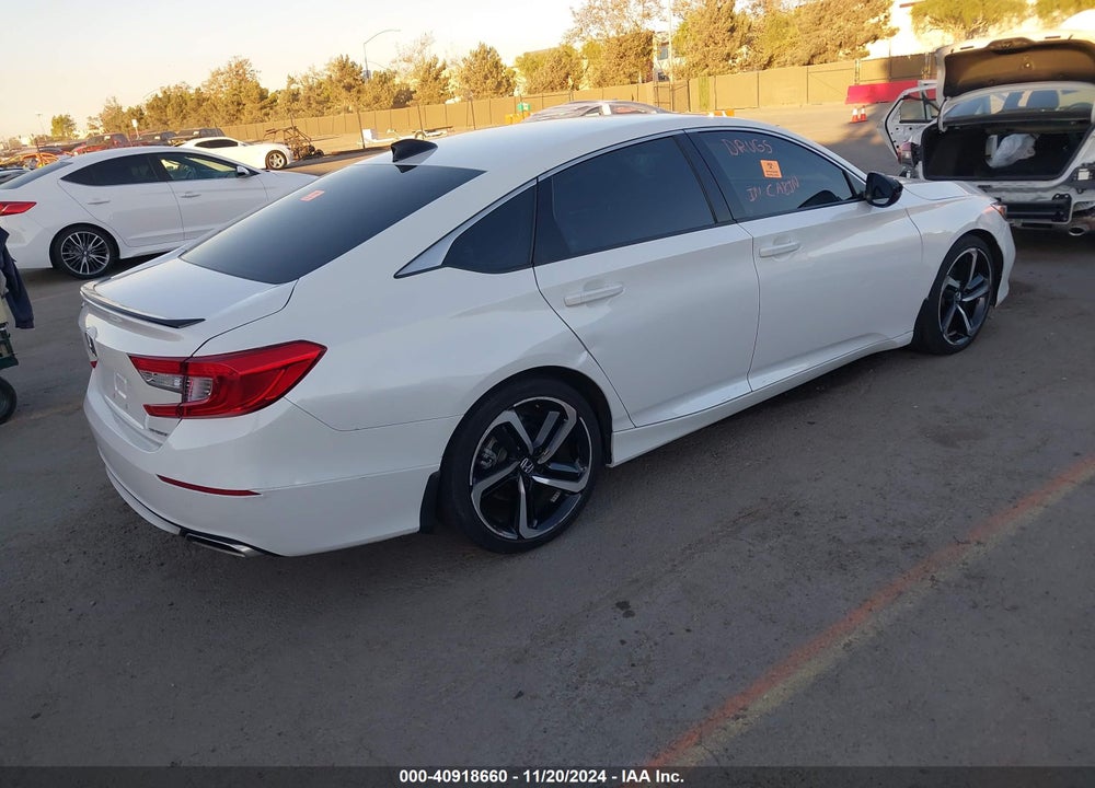 2022 HONDA ACCORD VIN: 1HGCV1F35NA033066