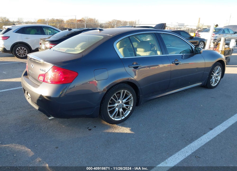 2008 INFINITI G35X VIN: JNKBV61F48M278838