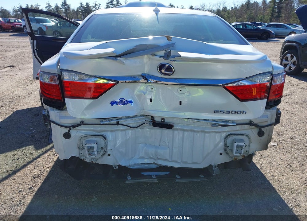2013 LEXUS ES 300H VIN: JTHBW1GG5D2014050