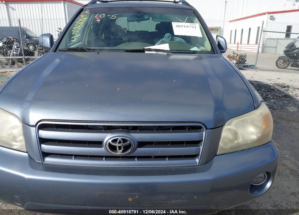2006 TOYOTA HIGHLANDER V6 VIN: JTEEP21A560149528